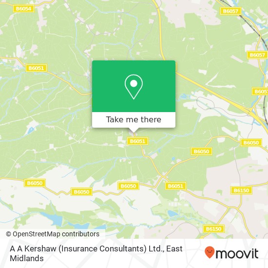 A A Kershaw (Insurance Consultants) Ltd. map
