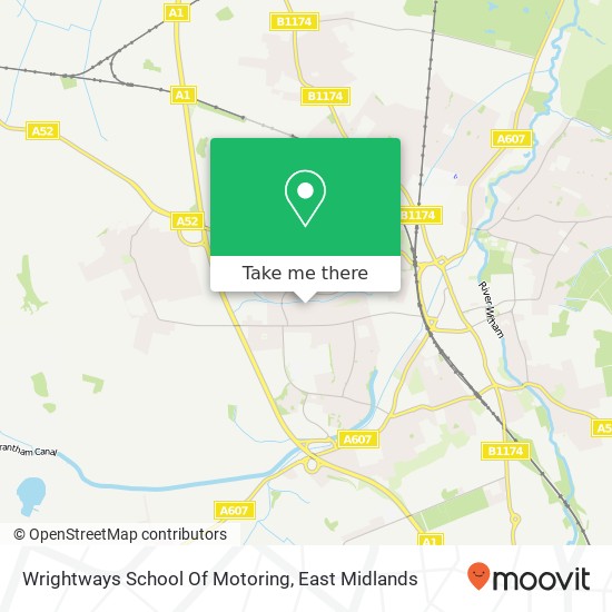 Wrightways School Of Motoring map