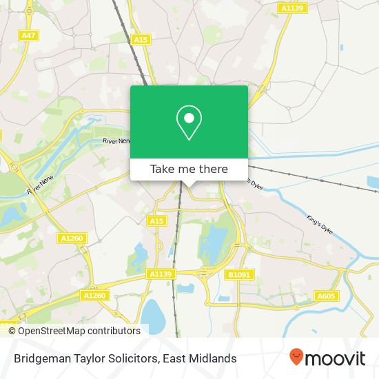 Bridgeman Taylor Solicitors map