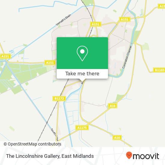 The Lincolnshire Gallery map