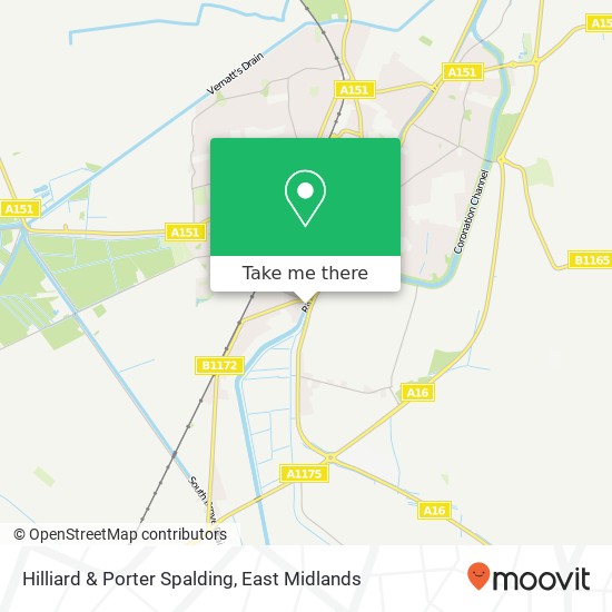 Hilliard & Porter Spalding map