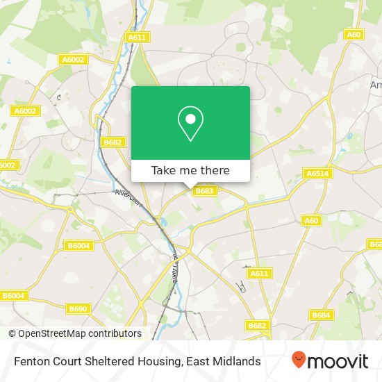 Fenton Court Sheltered Housing map