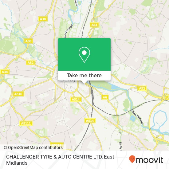 CHALLENGER TYRE & AUTO CENTRE LTD map