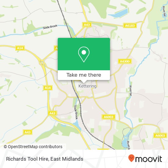 Richards Tool Hire map