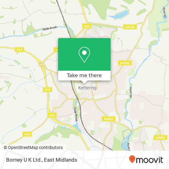 Borney U K Ltd. map