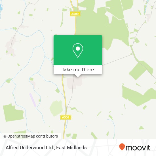 Alfred Underwood Ltd. map