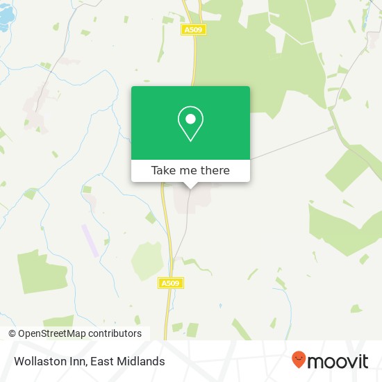 Wollaston Inn map