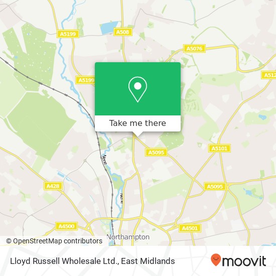 Lloyd Russell Wholesale Ltd. map