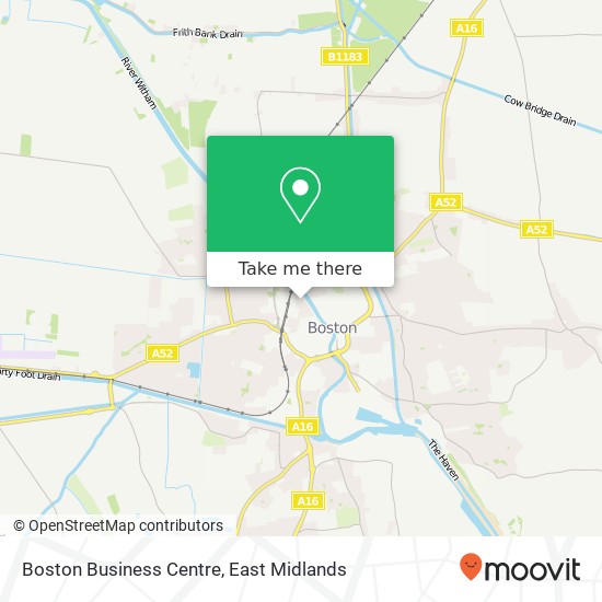 Boston Business Centre map