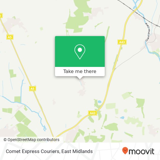 Comet Express Couriers map