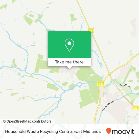 Household Waste Recycling Centre map