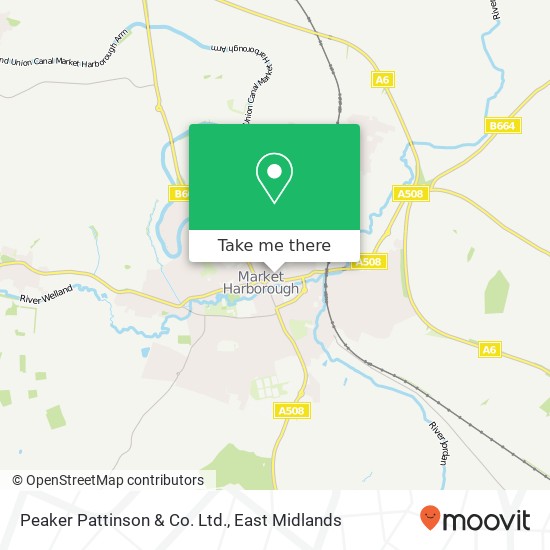 Peaker Pattinson & Co. Ltd. map