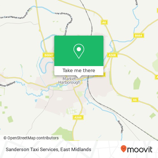 Sanderson Taxi Services map