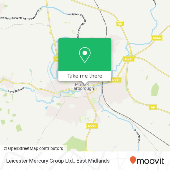 Leicester Mercury Group Ltd. map