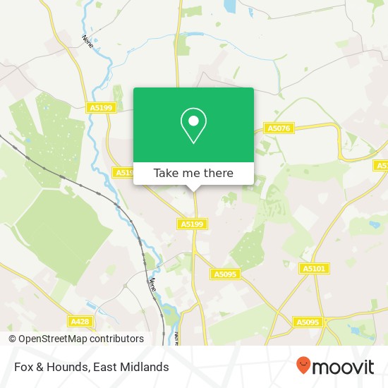 Fox & Hounds map
