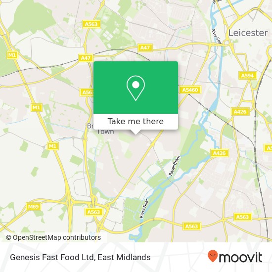 Genesis Fast Food Ltd map