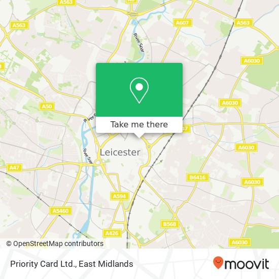 Priority Card Ltd. map