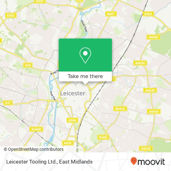 Leicester Tooling Ltd. map