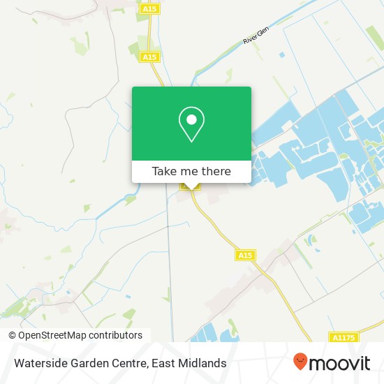 Waterside Garden Centre map