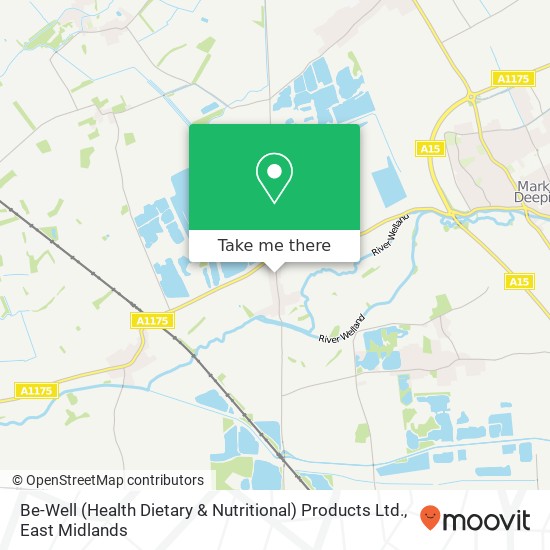 Be-Well (Health  Dietary & Nutritional) Products Ltd. map