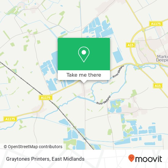 Graytones Printers map