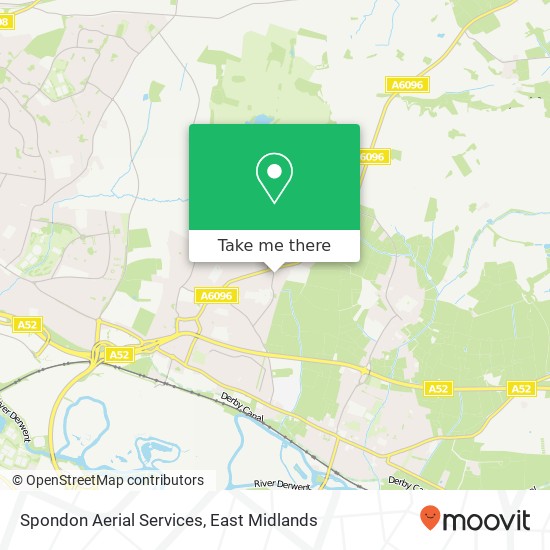 Spondon Aerial Services map