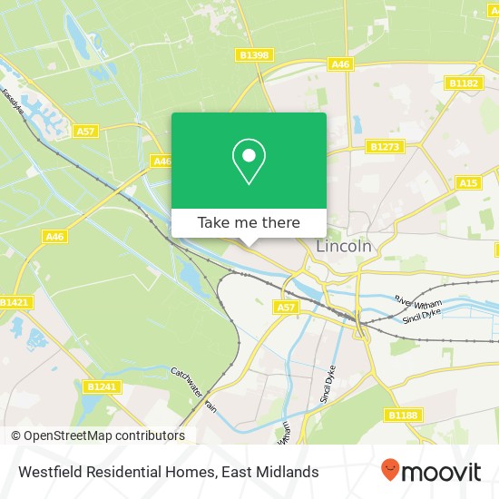 Westfield Residential Homes map