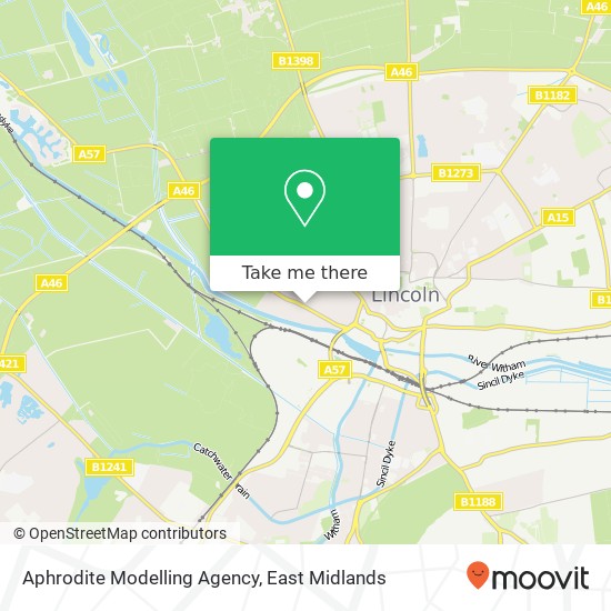 Aphrodite Modelling Agency map