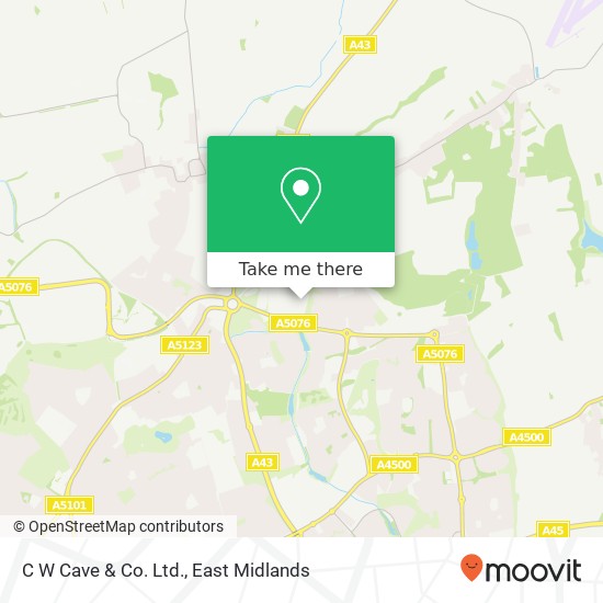 C W Cave & Co. Ltd. map