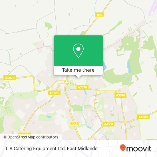L A Catering Equipment Ltd map