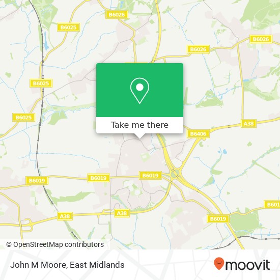 John M Moore map