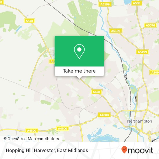 Hopping Hill Harvester map