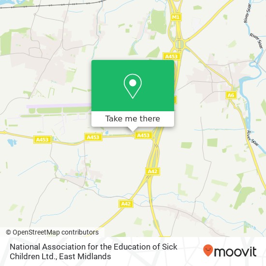 National Association for the Education of Sick Children Ltd. map