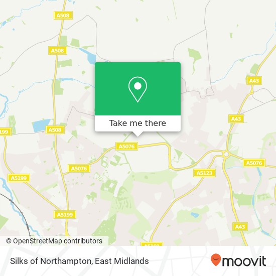 Silks of Northampton map