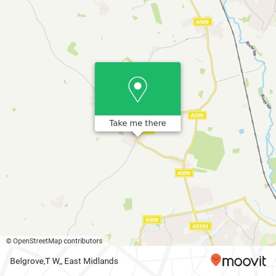 Belgrove,T W, map