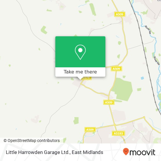 Little Harrowden Garage Ltd. map