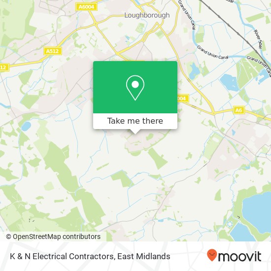 K & N Electrical Contractors map