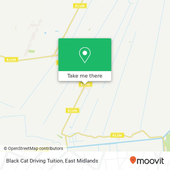 Black Cat Driving Tuition map
