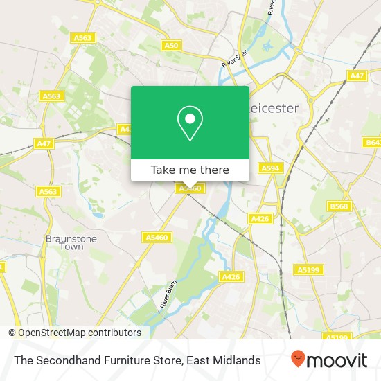 The Secondhand Furniture Store map