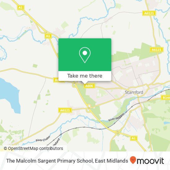 The Malcolm Sargent Primary School map