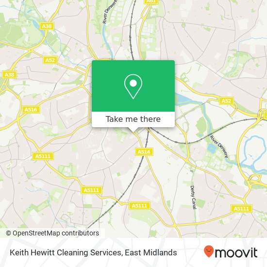 Keith Hewitt Cleaning Services map