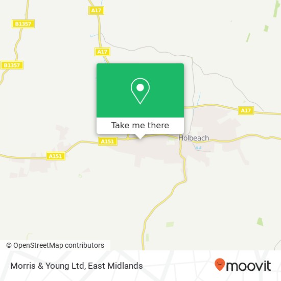 Morris & Young Ltd map