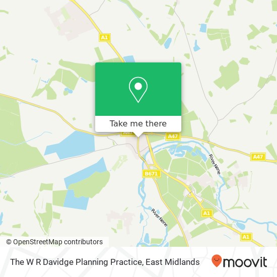 The W R Davidge Planning Practice map