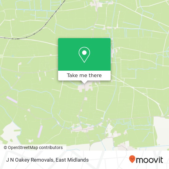 J N Oakey Removals map