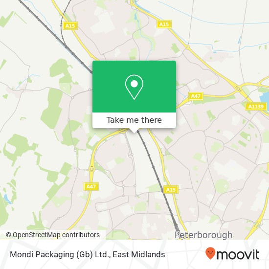 Mondi Packaging (Gb) Ltd. map