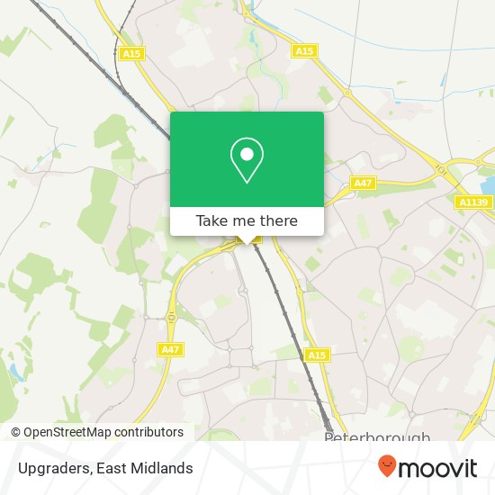 Upgraders map
