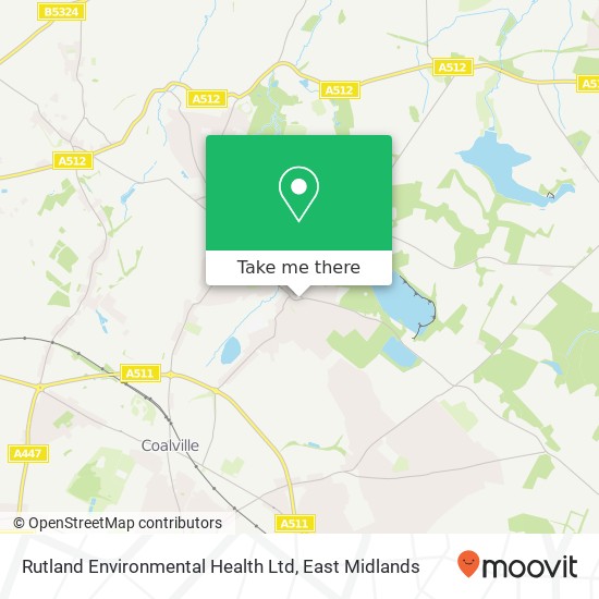 Rutland Environmental Health Ltd map
