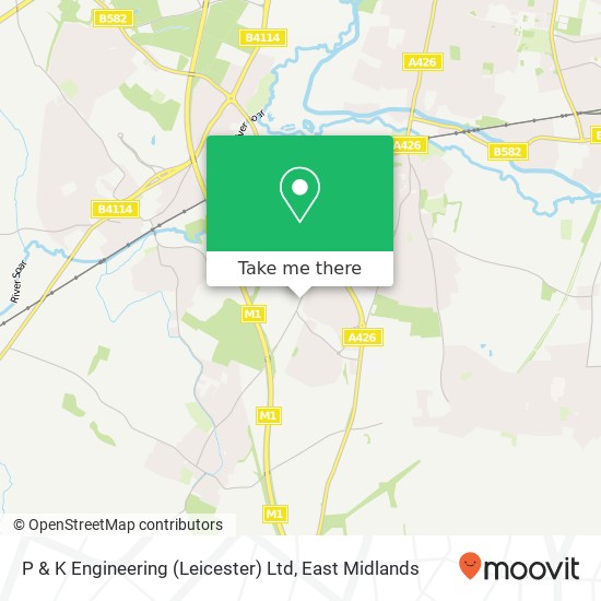 P & K Engineering (Leicester) Ltd map