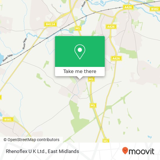 Rhenoflex U K Ltd. map