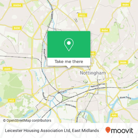 Leicester Housing Association Ltd map